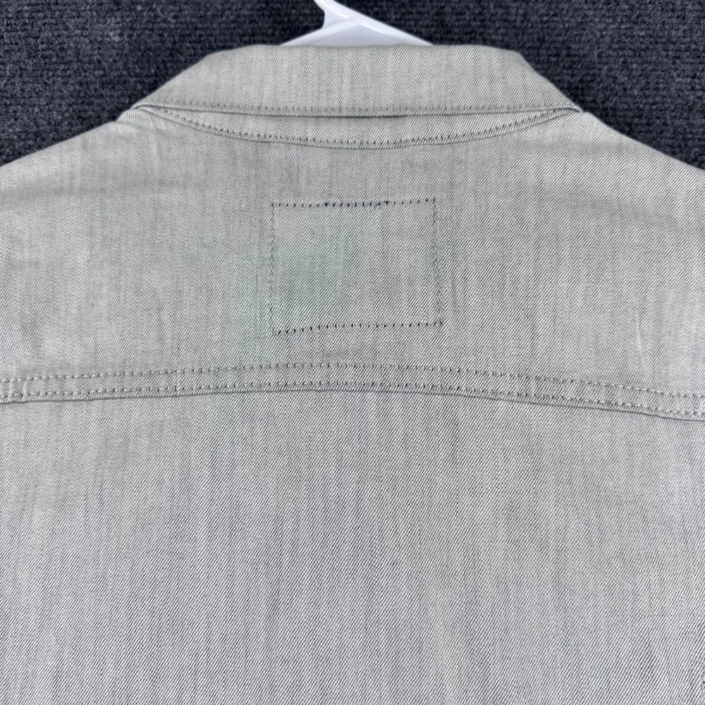 Levi's Trucker Jacket Mens M Medium Grey Two Tone Colorblock Denim Coat